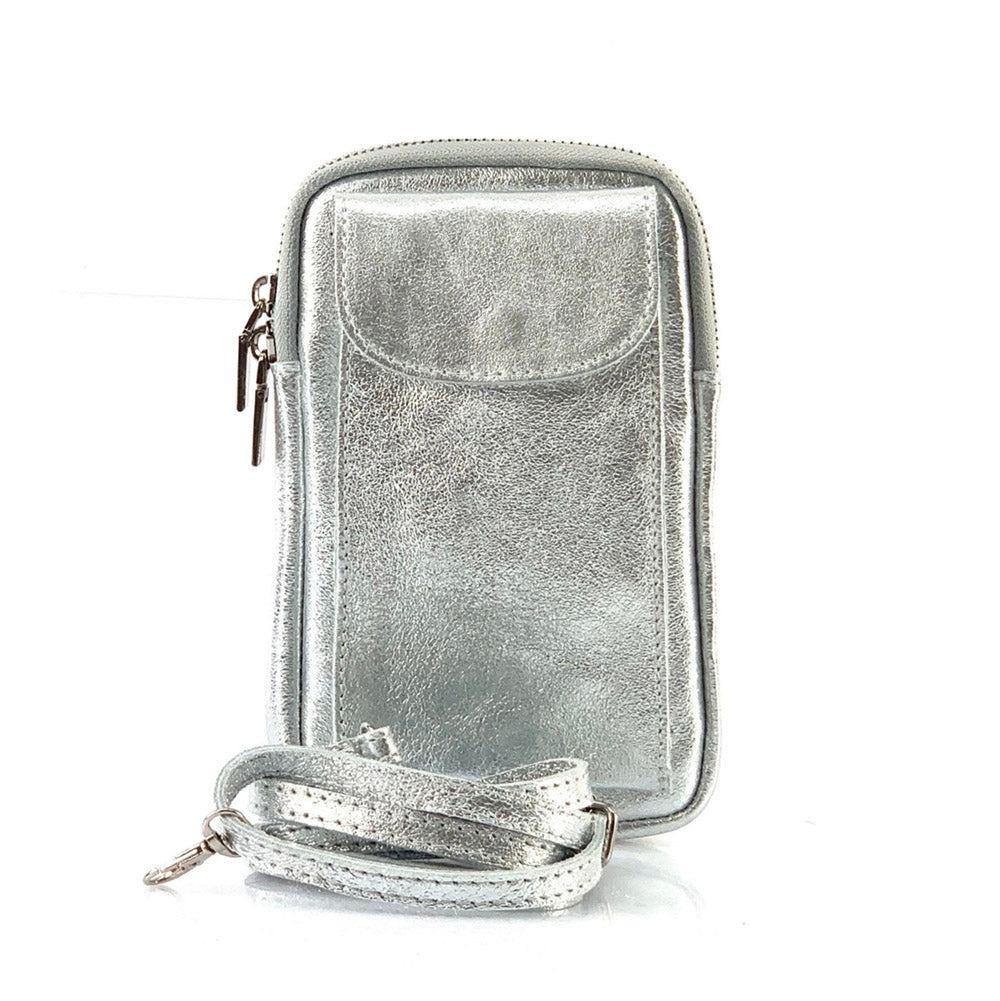 Elettra Leather phone holder - Made In Italy