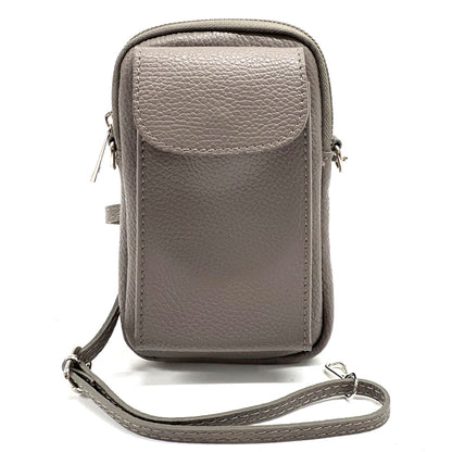 Elettra Leather phone holder - Made In Italy