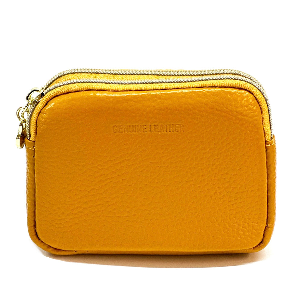 Dolce Mini Leather Coin Purse - Made In Italy
