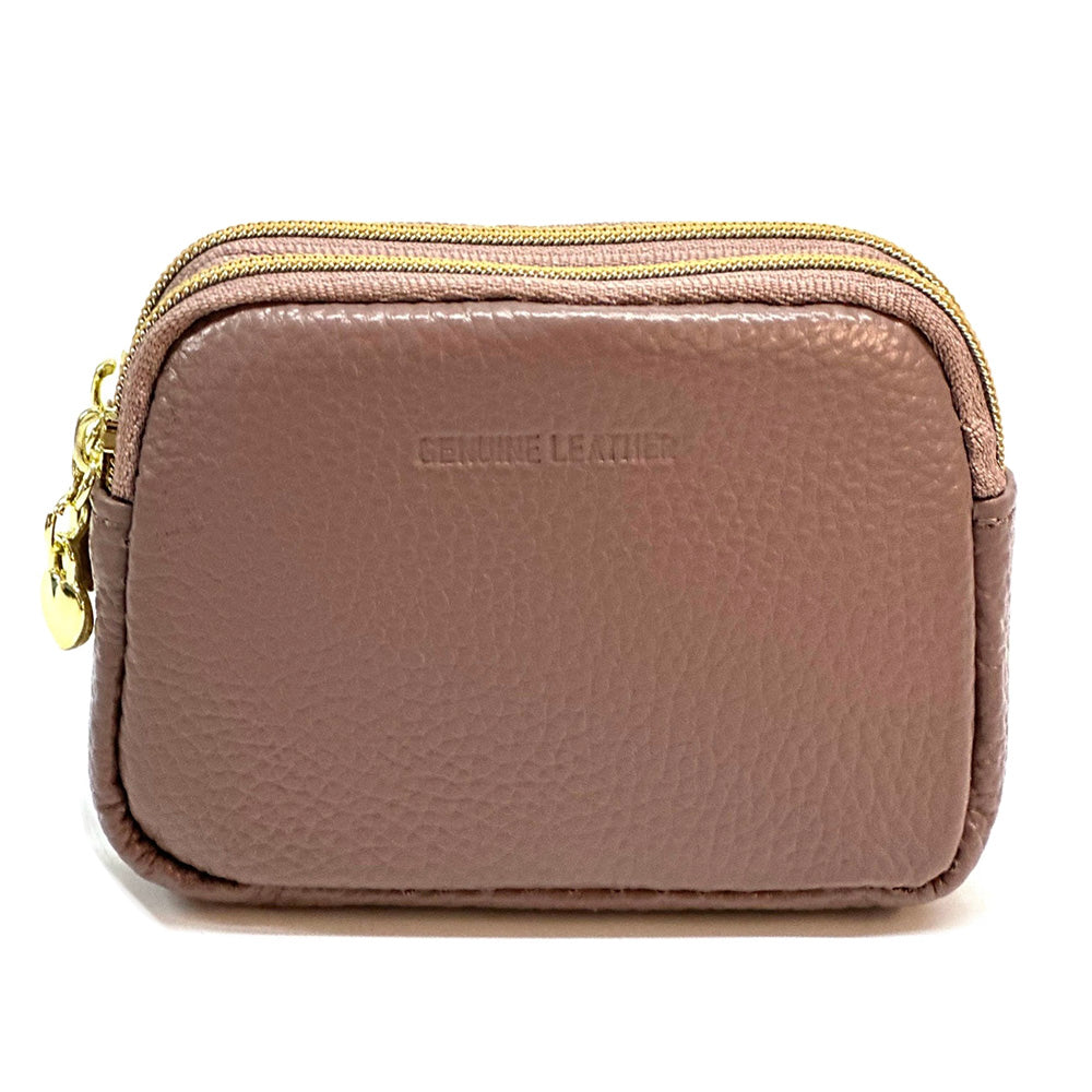 Dolce Mini Leather Coin Purse - Made In Italy