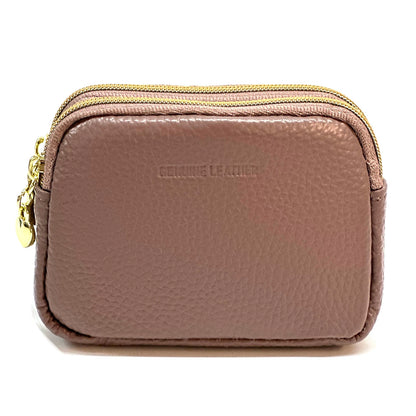 Dolce Mini Leather Coin Purse - Made In Italy