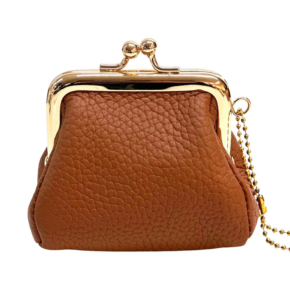 KissLock Mini Pouch in cow leather - Made In Italy