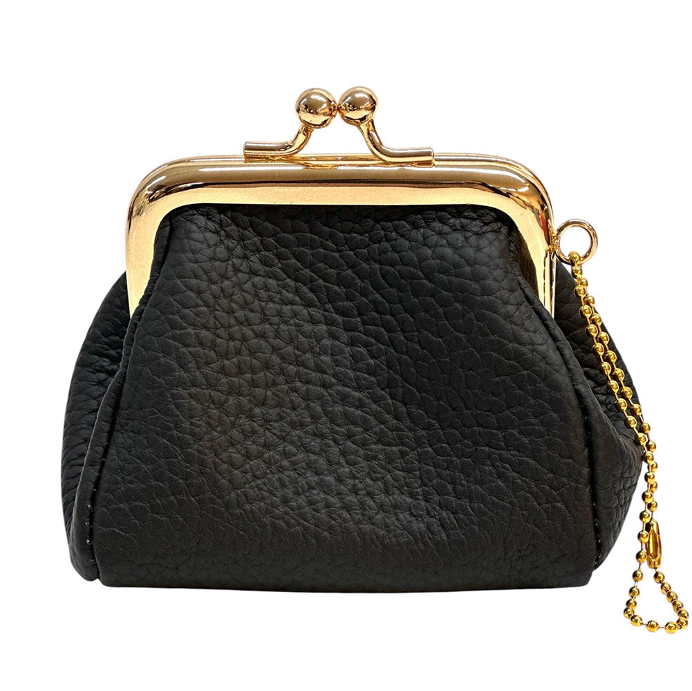 KissLock Mini Pouch in cow leather - Made In Italy