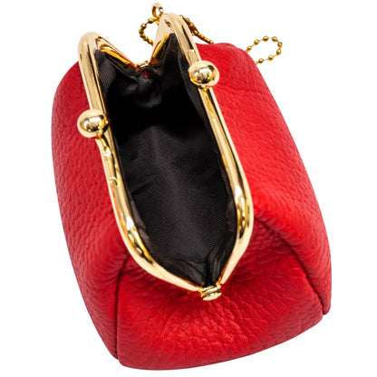 KissLock Mini Pouch in cow leather - Made In Italy