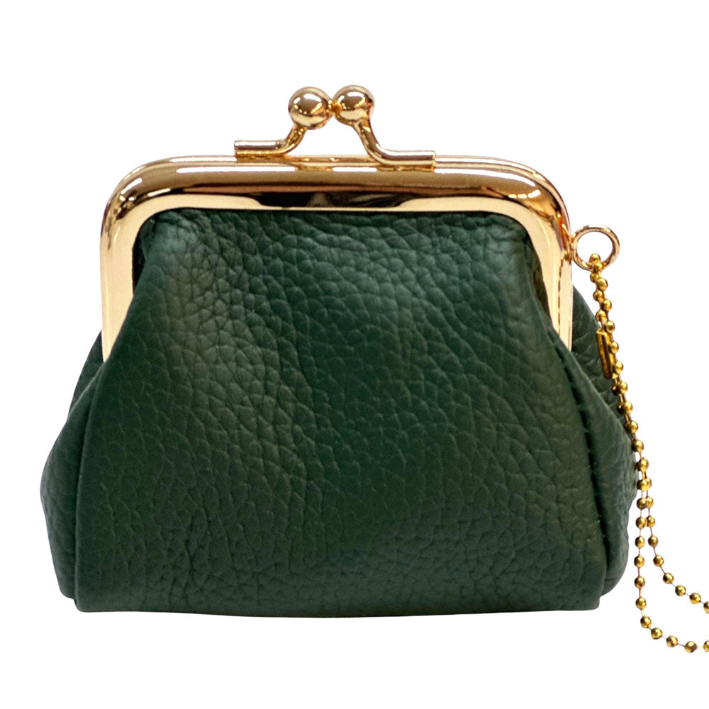 KissLock Mini Pouch in cow leather - Made In Italy