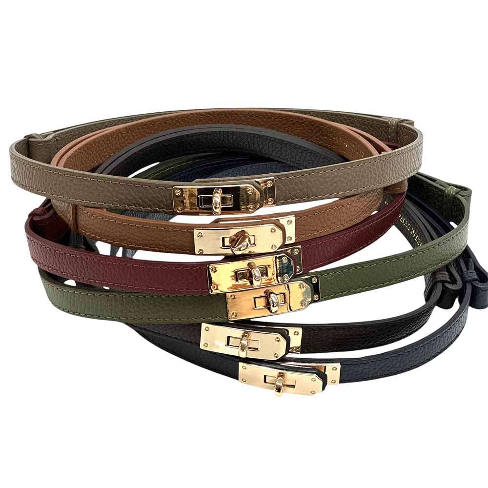 Firenze Lock – Italian Handmade Leather Belt - Made In Italy