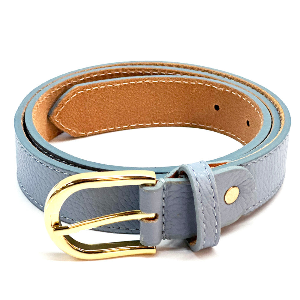 Serena Leather Belt 30 MM - Made In Italy