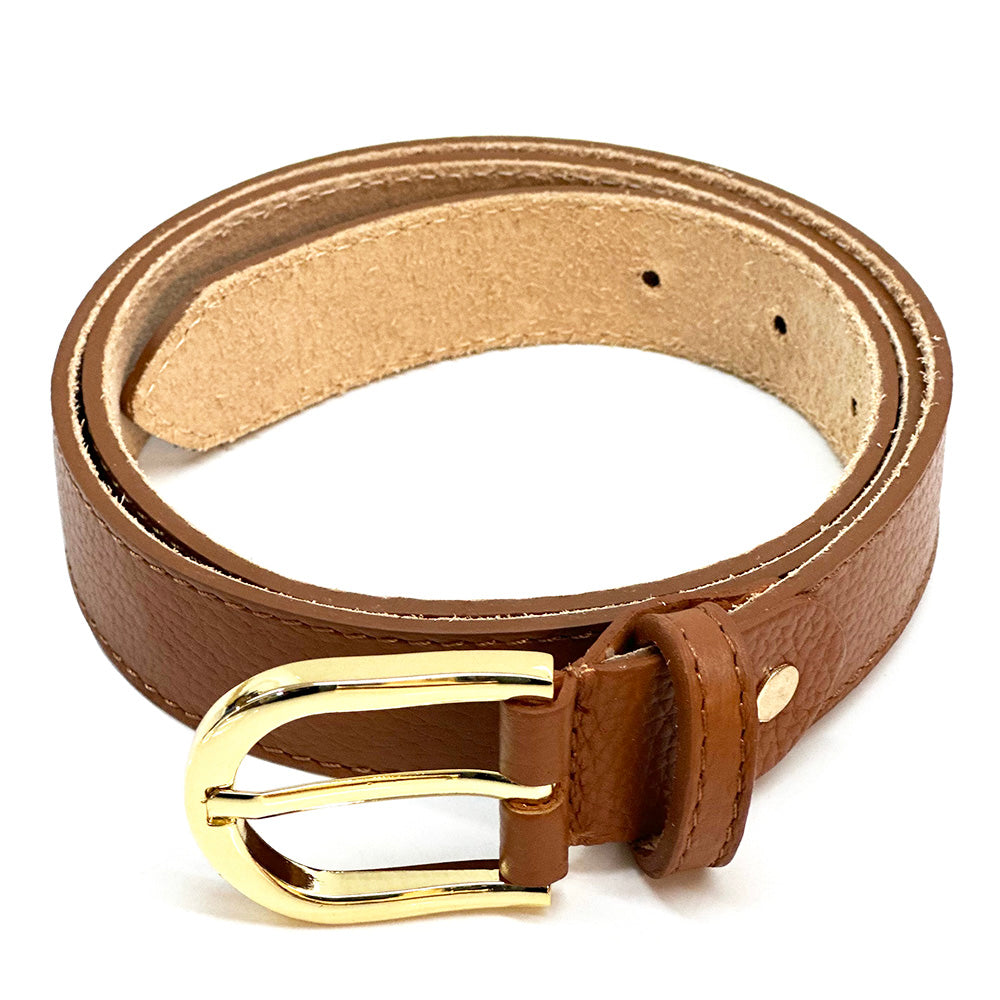 Serena Leather Belt 30 MM - Made In Italy