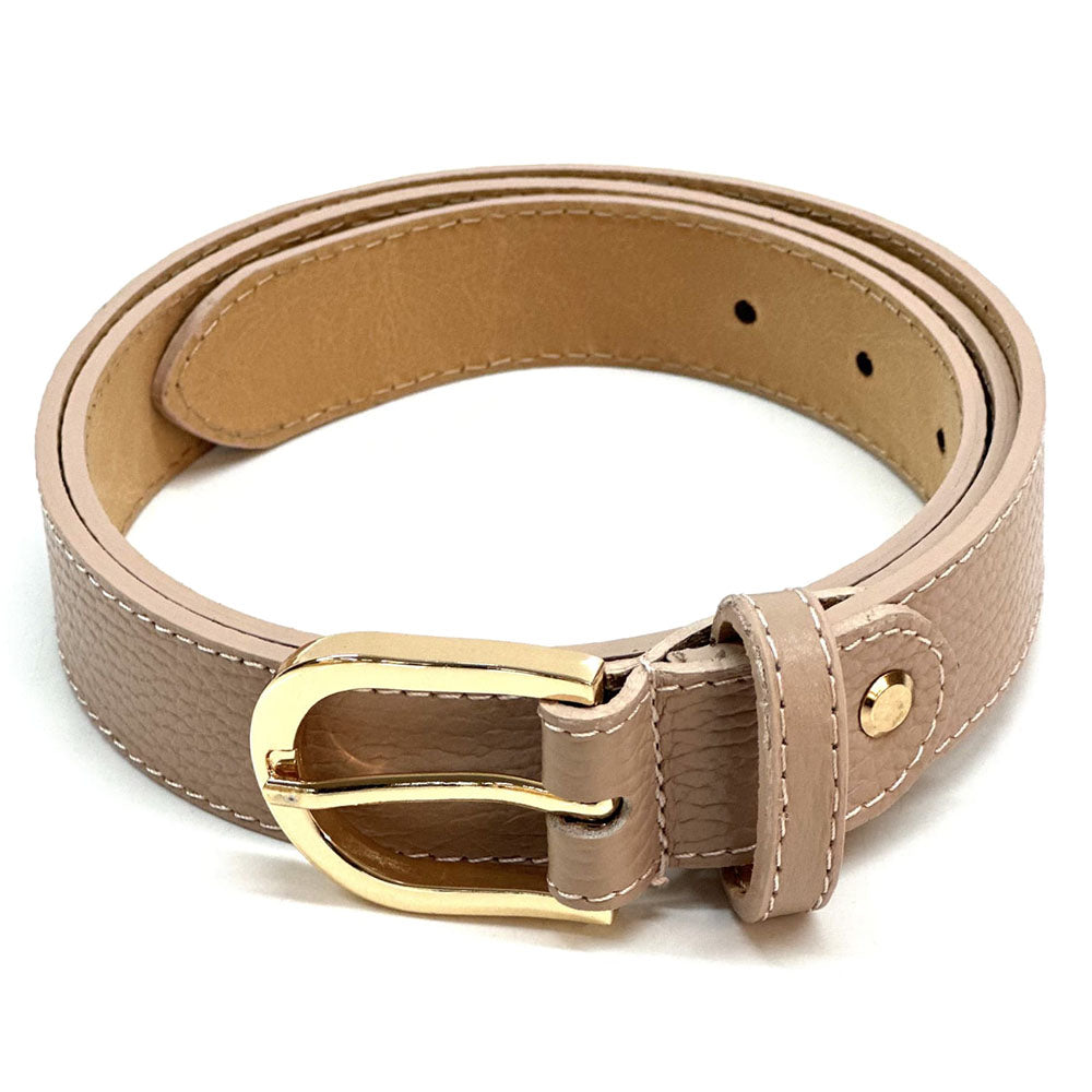 Serena Leather Belt 30 MM - Made In Italy