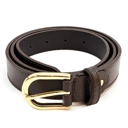 Serena Leather Belt 30 MM - Made In Italy
