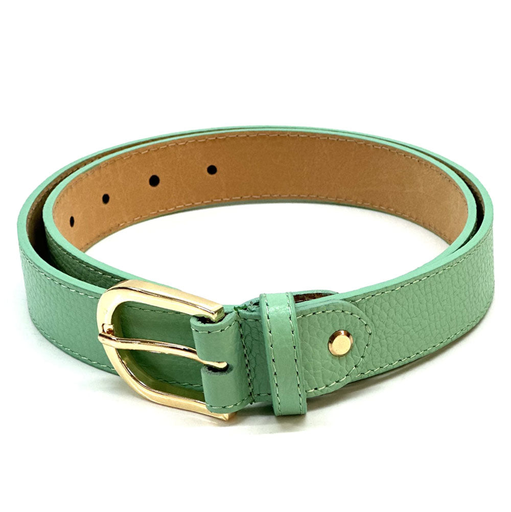 Serena Leather Belt 30 MM - Made In Italy