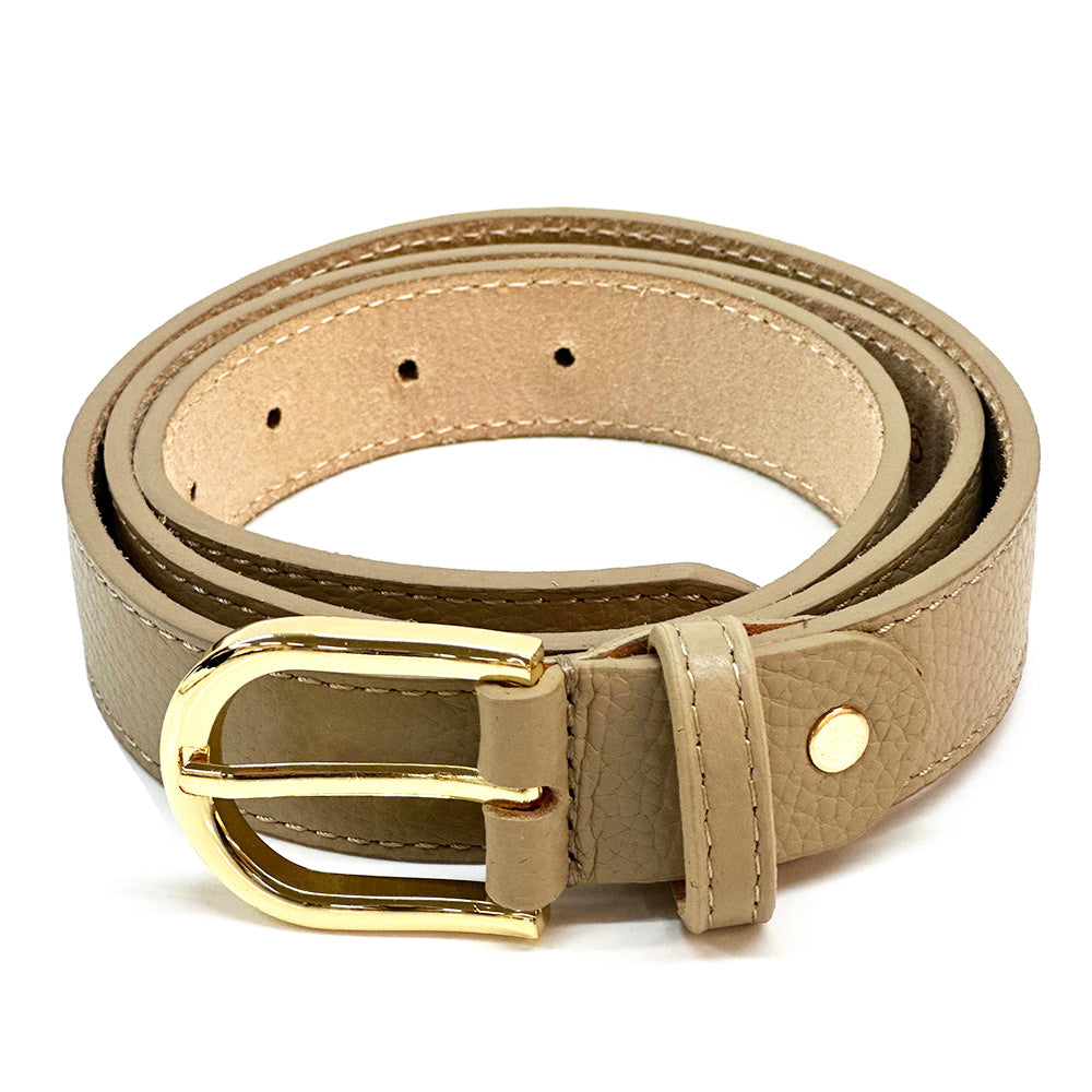 Serena Leather Belt 30 MM - Made In Italy