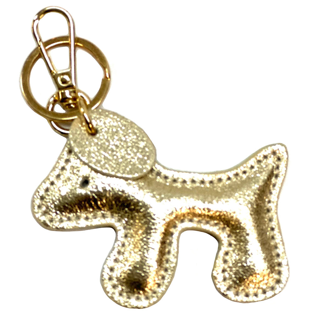 Leather Puppy Charm - Made In Italy