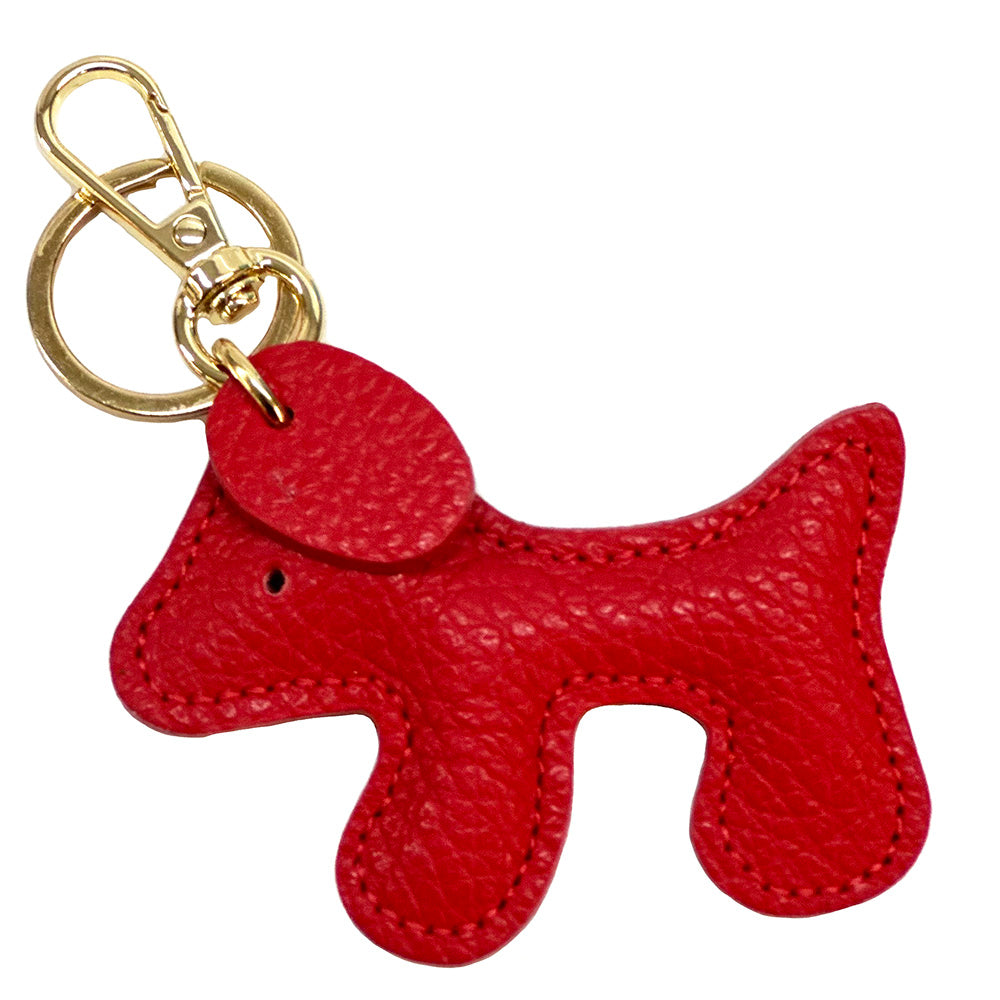 Leather Puppy Charm - Made In Italy
