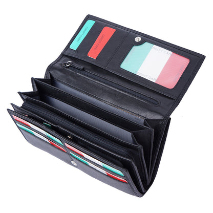 Aurora Leather Wallet - Made In Italy