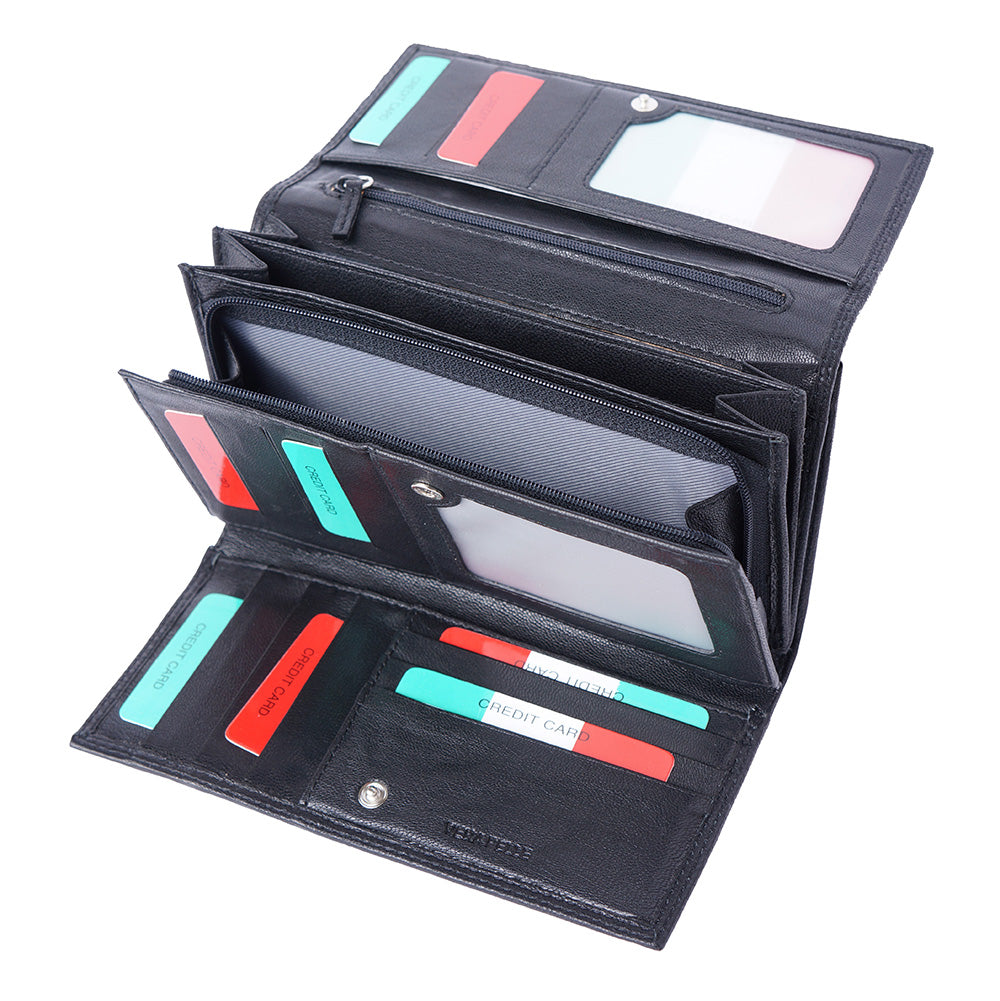 Aurora Leather Wallet - Made In Italy