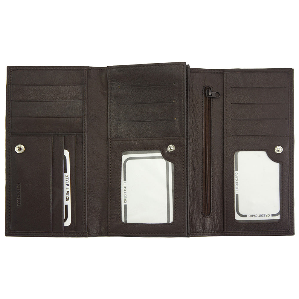 Aurora Leather Wallet - Made In Italy