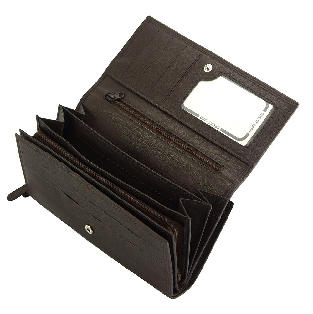 Aurora Leather Wallet - Made In Italy