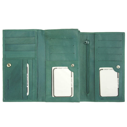Aurora Leather Wallet - Made In Italy