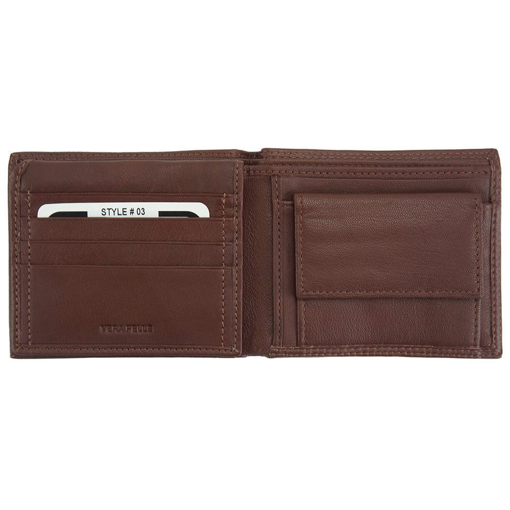 Salvatore Cow Leather Wallet - Made In Italy