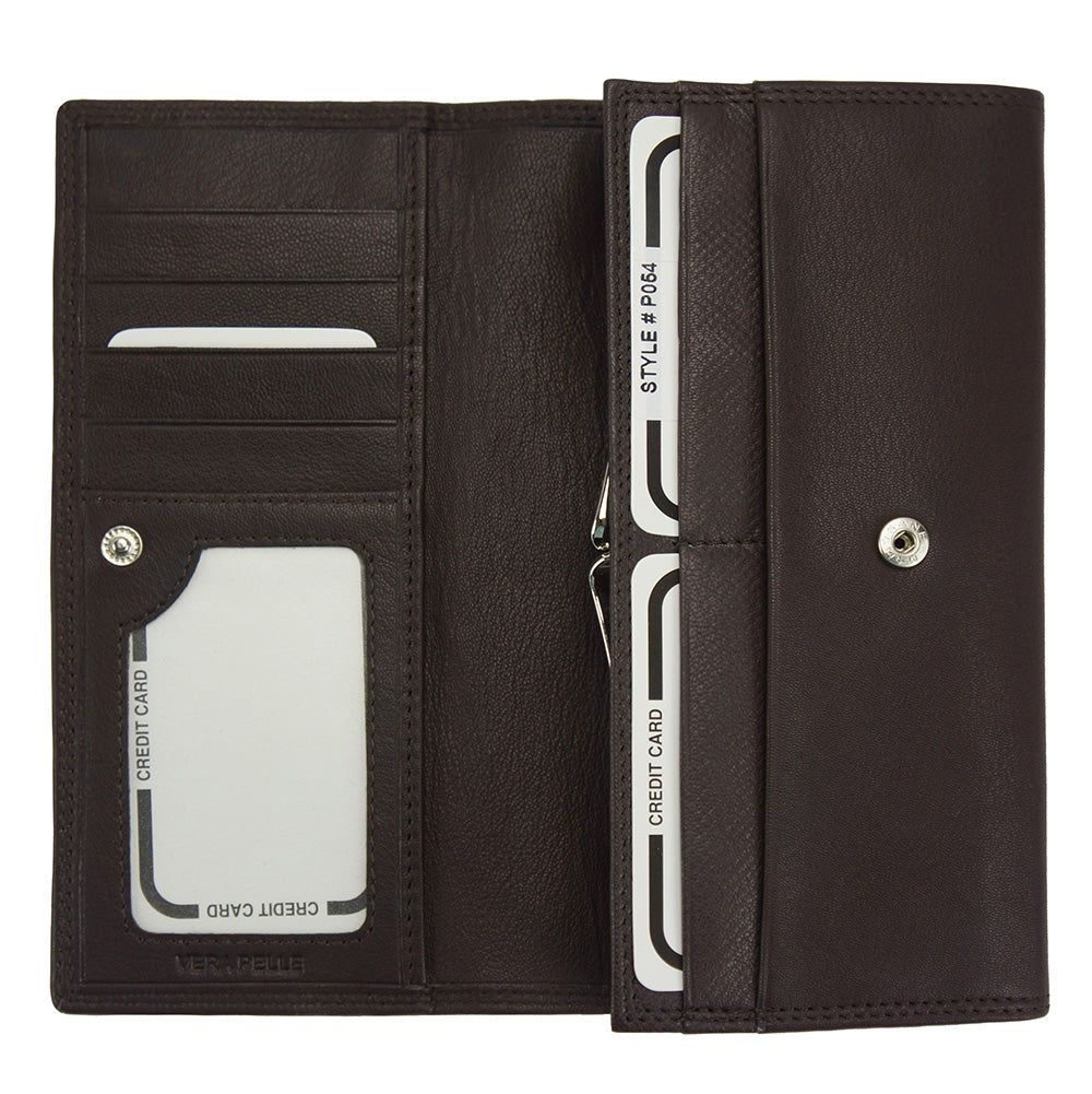 Emilie Leather Wallet - Made In Italy