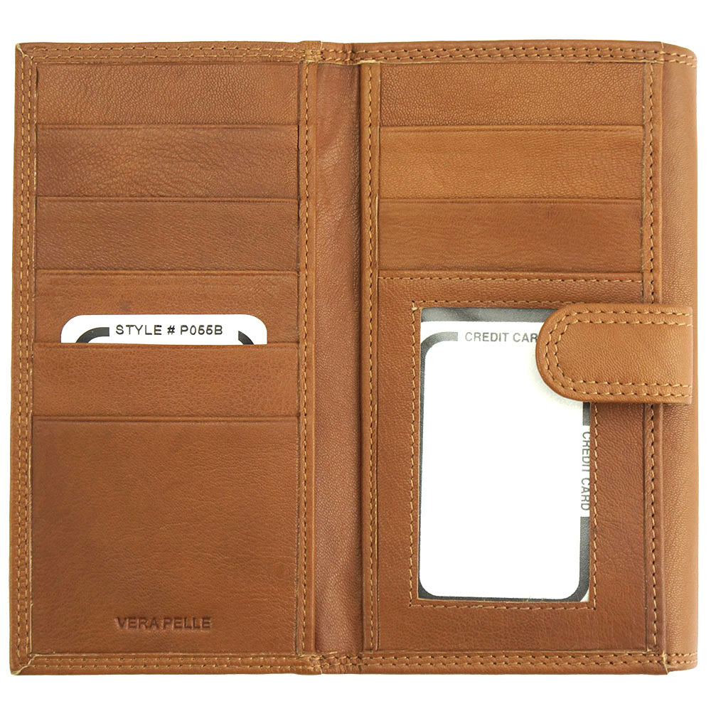 Iris Leather Wallet - Made In Italy