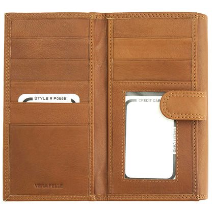 Iris Leather Wallet - Made In Italy