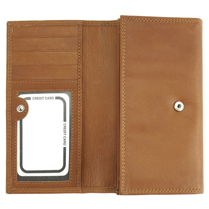 Iris Leather Wallet - Made In Italy