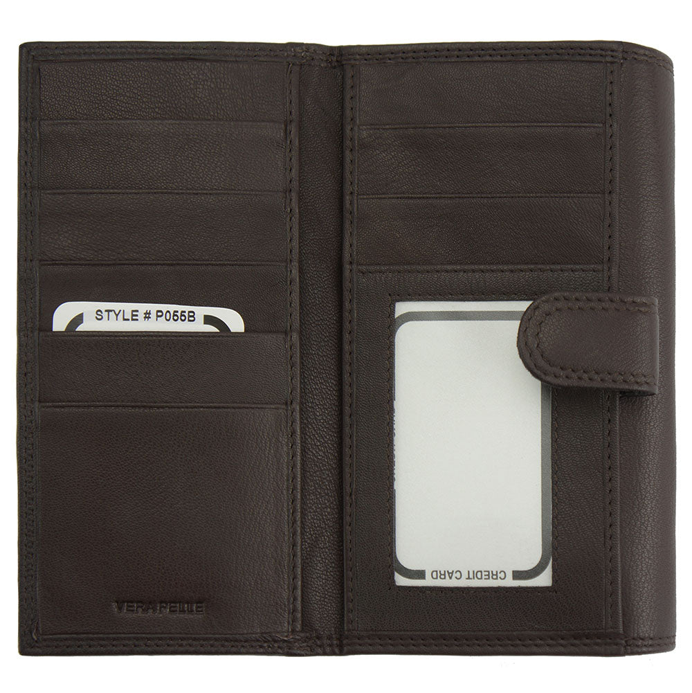 Iris Leather Wallet - Made In Italy