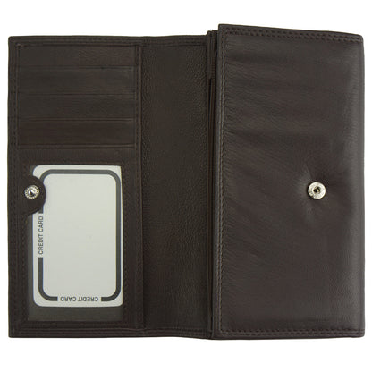 Iris Leather Wallet - Made In Italy