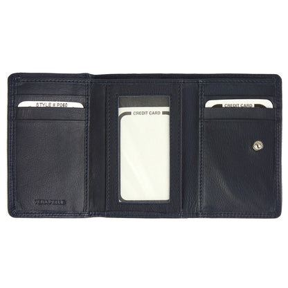 Rina Leather Wallet - Made In Italy