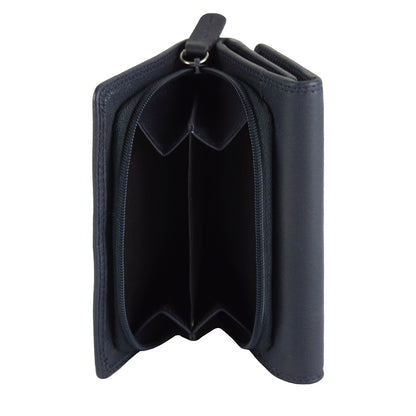 Rina Leather Wallet - Made In Italy