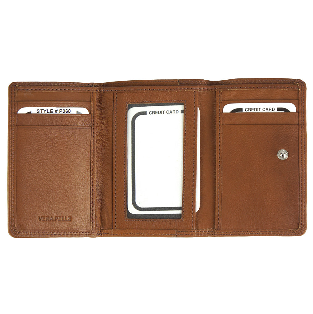 Rina Leather Wallet - Made In Italy