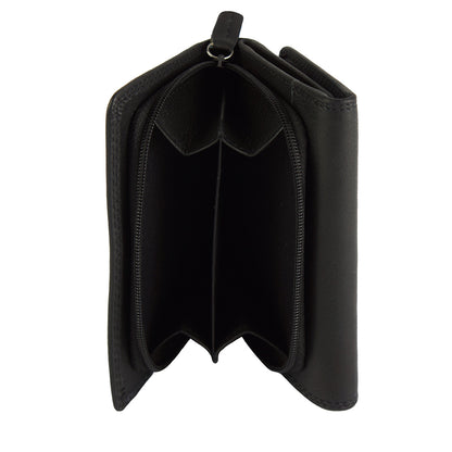 Rina Leather Wallet - Made In Italy