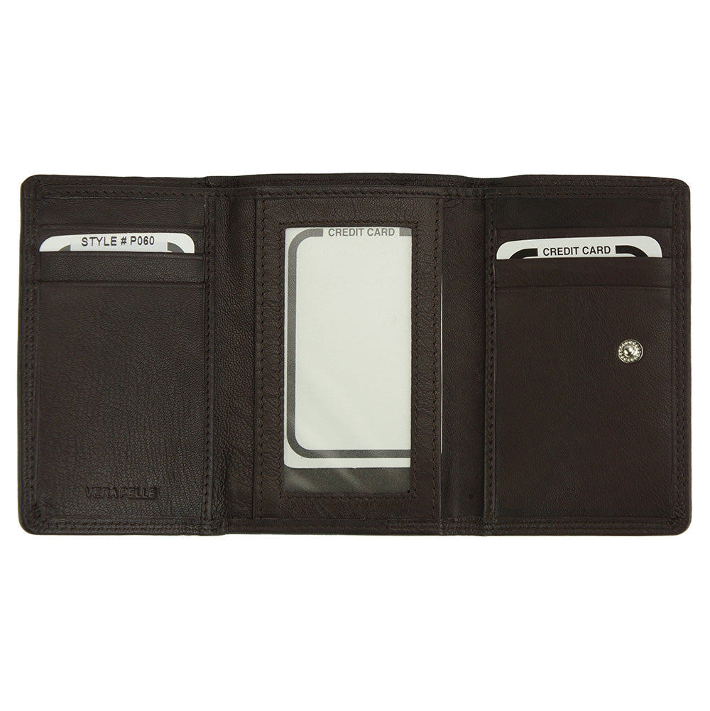 Rina Leather Wallet - Made In Italy
