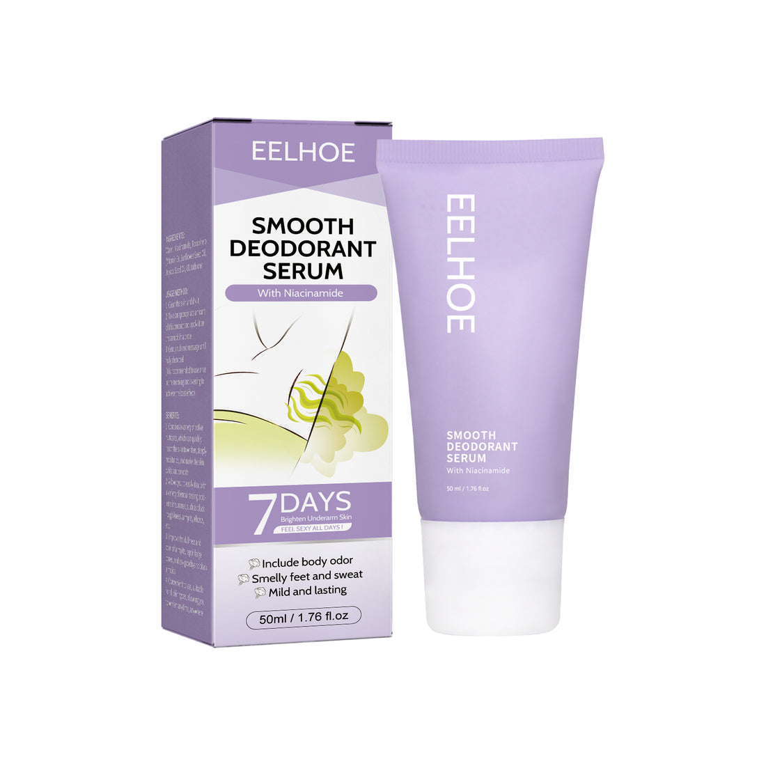 EELHOE Underarm Deodorant Cream Underarm Whitening Clean Armpit Odor Odor Body Odor Refreshing Anti-Sweat Deodorant Cream
