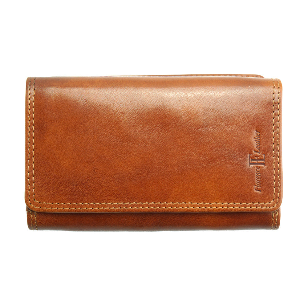 Rina GM V leather wallet - Made In Italy
