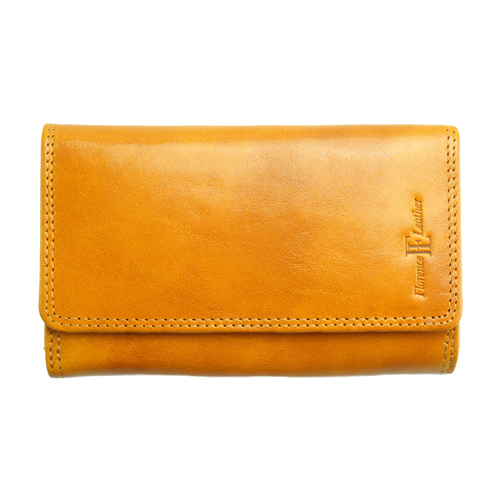 Rina GM V leather wallet - Made In Italy