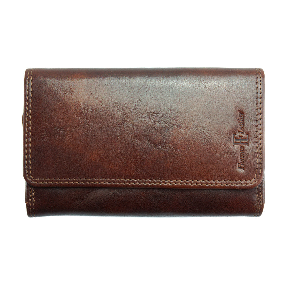 Rina GM V leather wallet - Made In Italy
