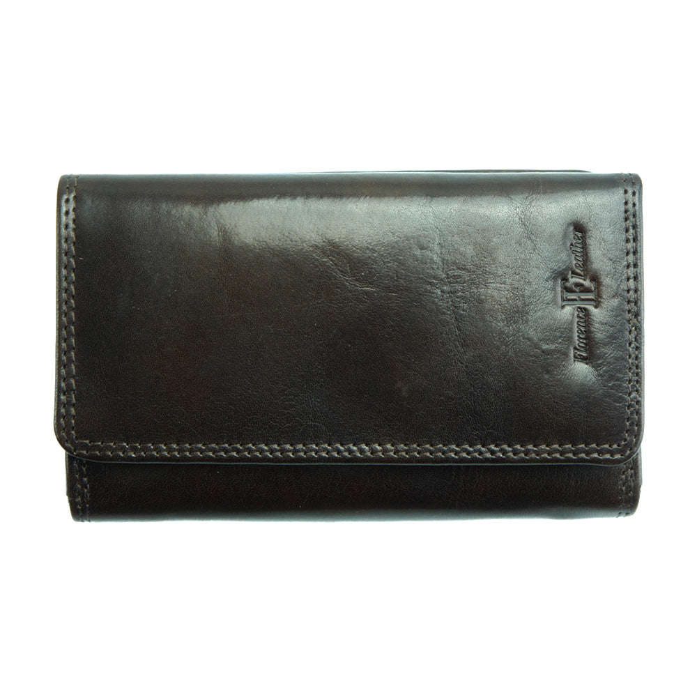 Rina GM V leather wallet - Made In Italy