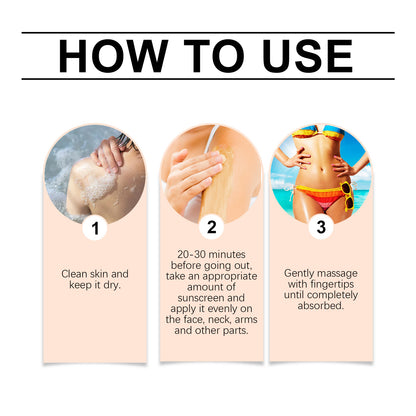 Moisturizing And Protective Cream, Summer Outdoor Mild Moisturizing Moisturizing Light Non-Sticky Isolation Protection Cream