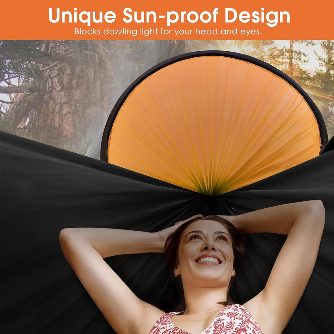 Hammock with Built-In Mosquito Net - Perfect for Outdoor Camping, Backpacking &amp; Hiking