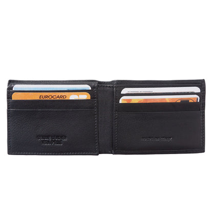Capri Compact Leather Wallet - Made In Italy