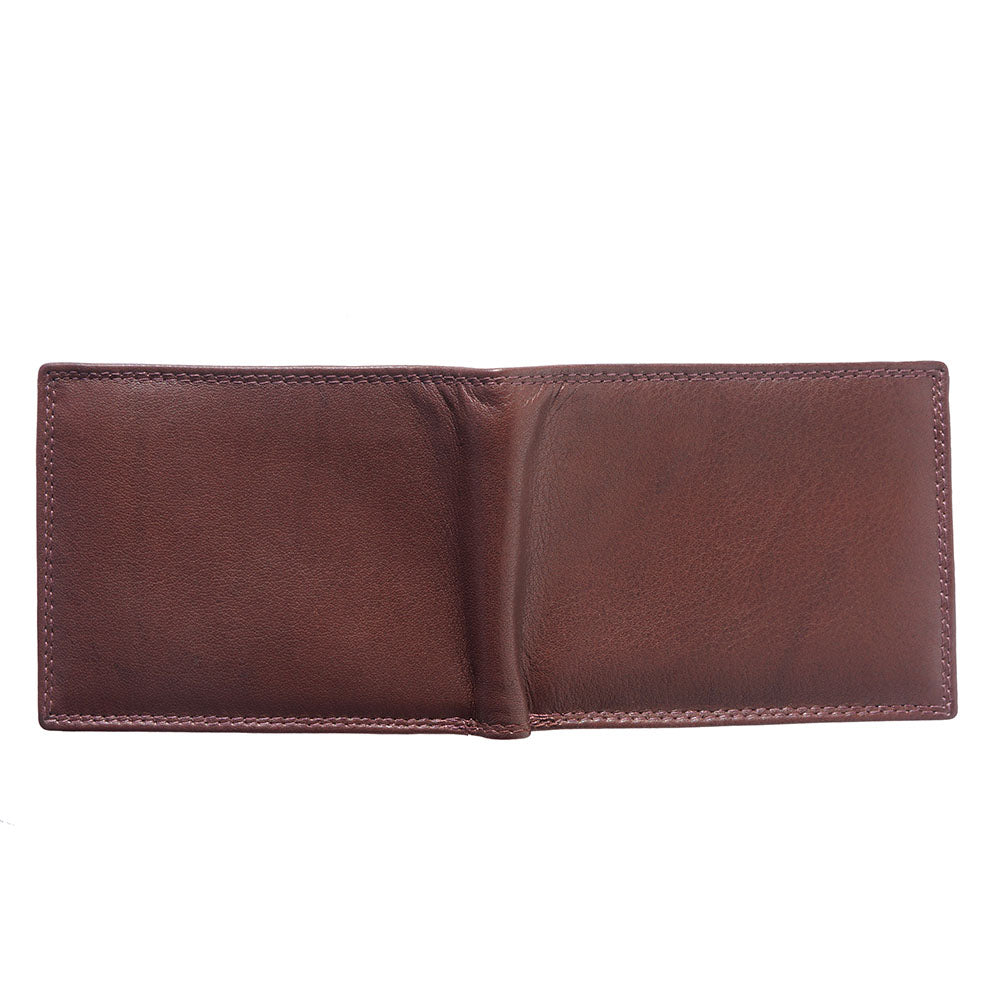 Capri Compact Leather Wallet - Made In Italy
