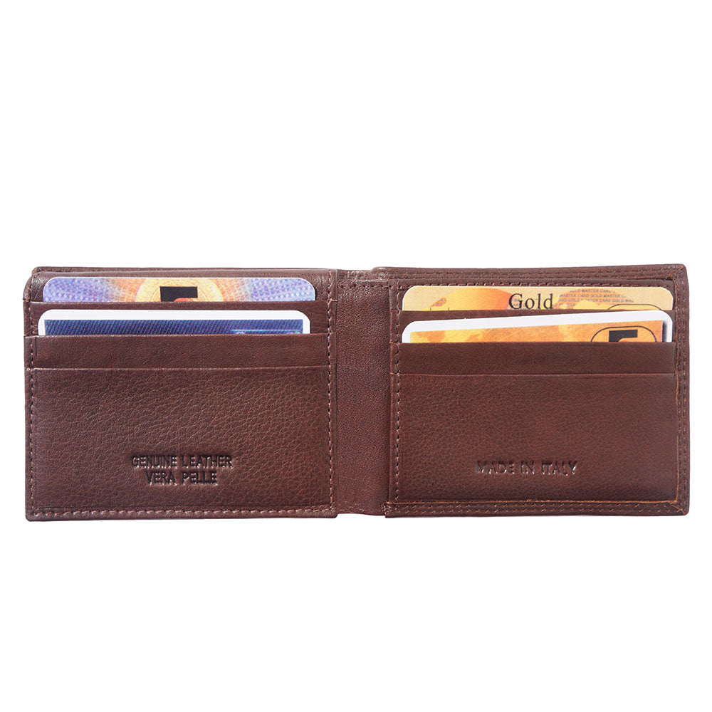 Capri Compact Leather Wallet - Made In Italy