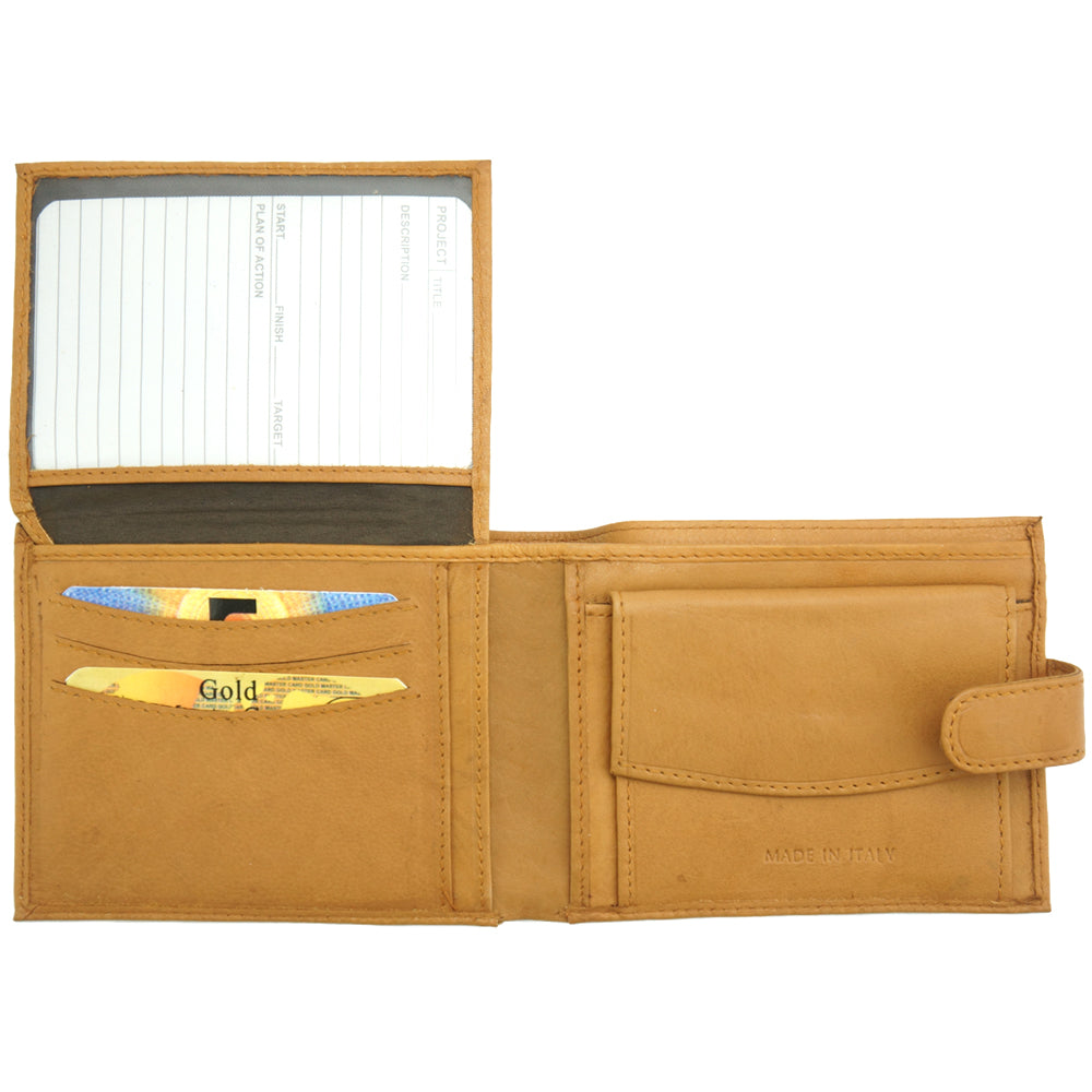 Martino S Leather Wallet - Made In Italy