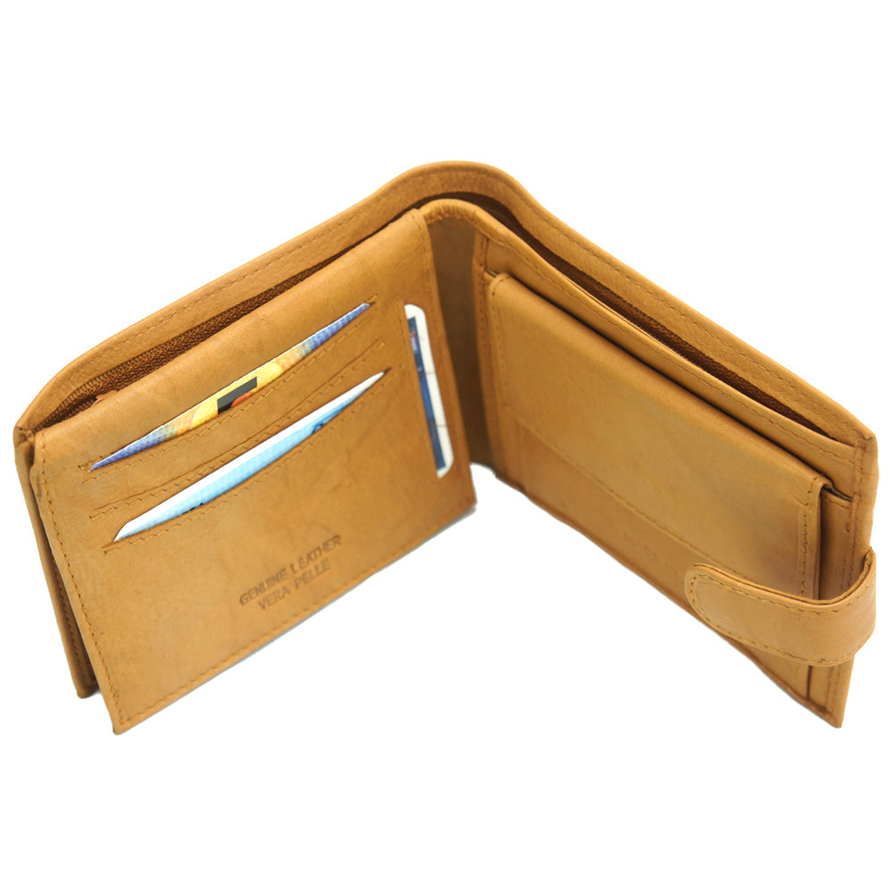 Martino S Leather Wallet - Made In Italy