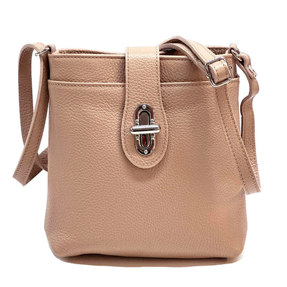 Micol leather Cross-body bag - Made In Italy