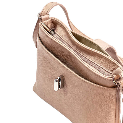 Micol leather Cross-body bag - Made In Italy