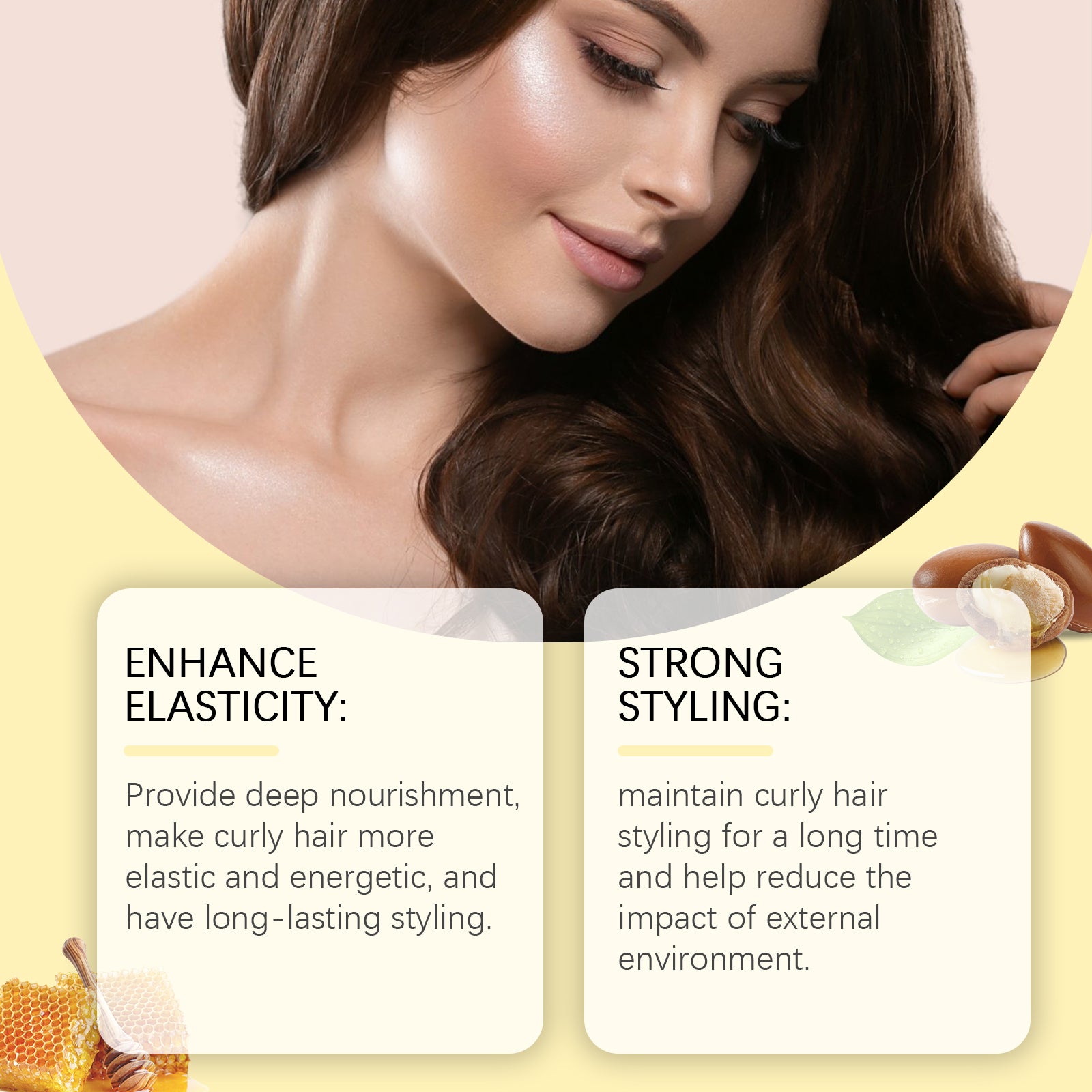 West&amp;Month Hair Mask Nourishes And Softens Long Lasting Hair Without Greasy Hair Mask